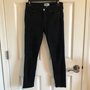 Paige Verdugo Crop Black Jeans